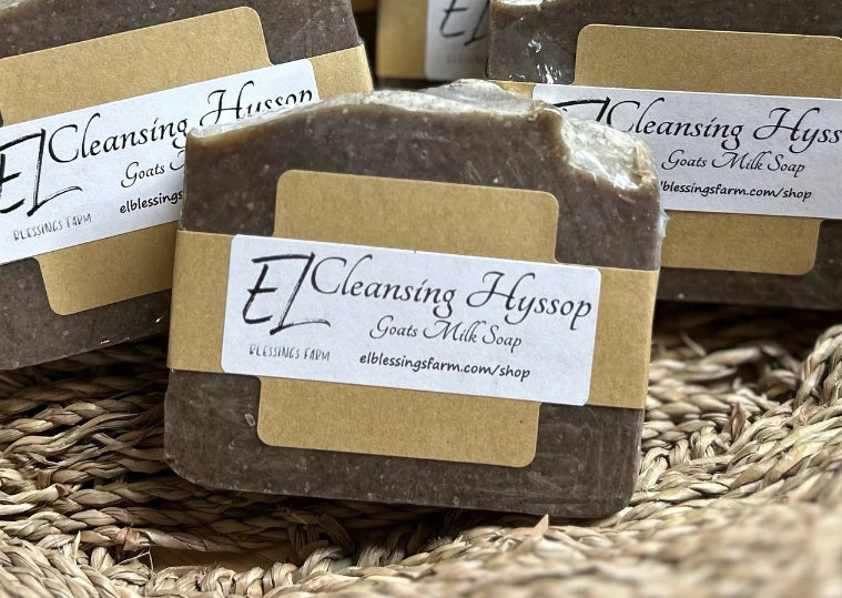 Cleansing Hyssop Goat’s Milk Soap