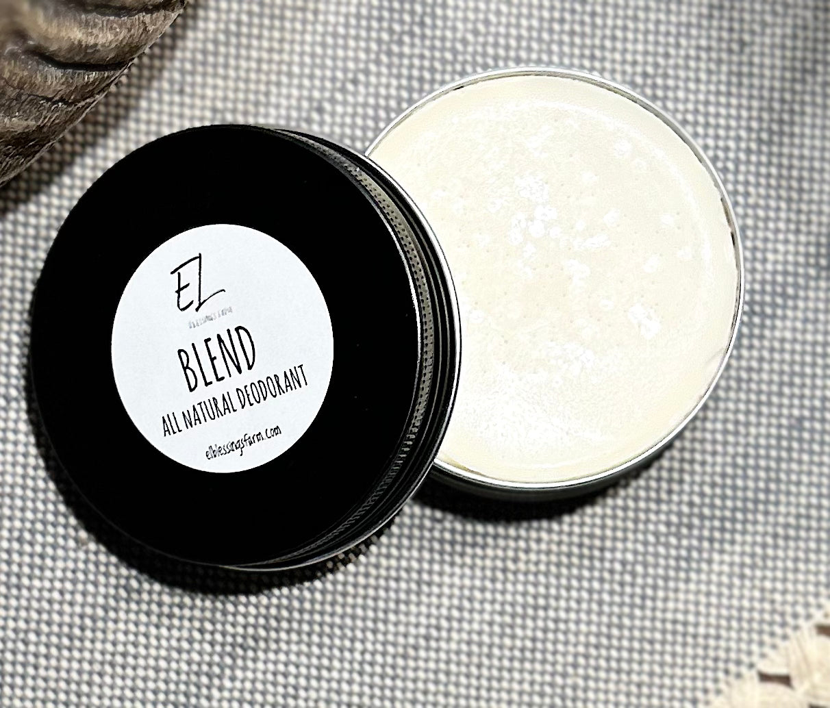 “New” BLEND All Natural Deodorant (Tin)