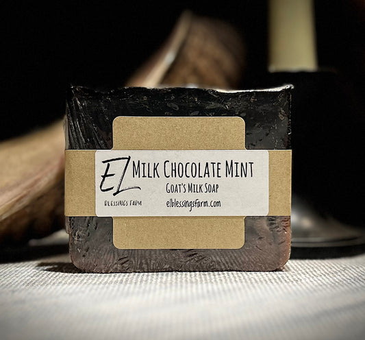 Milk Chocolate Mint Goat’s Milk Soap
