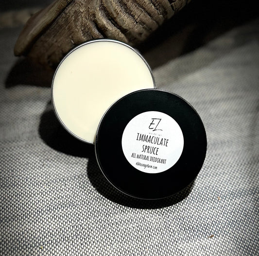 Immaculate Spruce All Natural Deodorant (Tin) 3oz